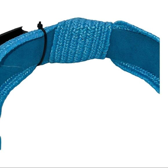INC International Concepts Blue Colored Raffia Knotted Headband New - Picture 4 of 4
